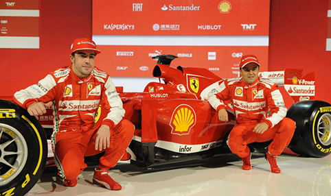 Alonso and Massa F138