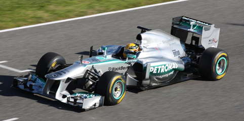 Hamilton Mercedes 2013