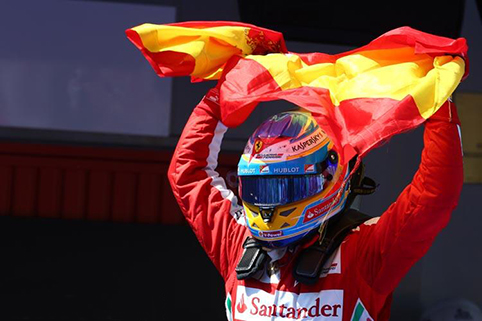 Alonso Spanish GP race winner 2013