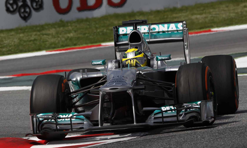 Nico Rosberg Mercedes Spain 2013