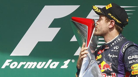 Sebastian Vettel Canadian Grand Prix 2013 winner