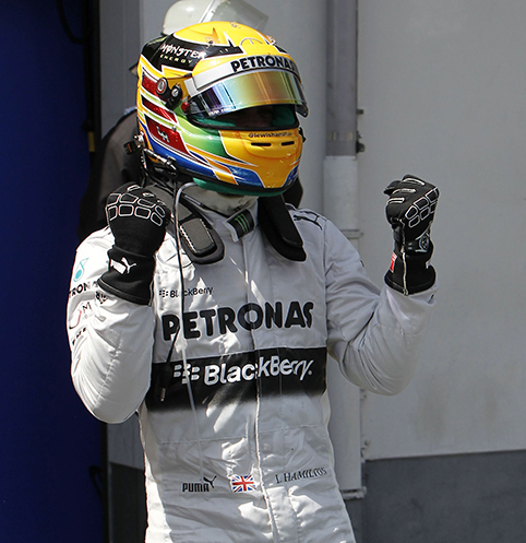 Lewis Hamilton German Grand Prix qualifying 2013