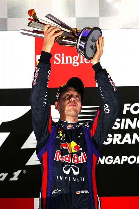 Vettel Singapore GP 2013 winner