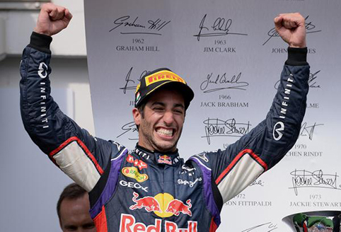 Ricciardo Hungary 2014