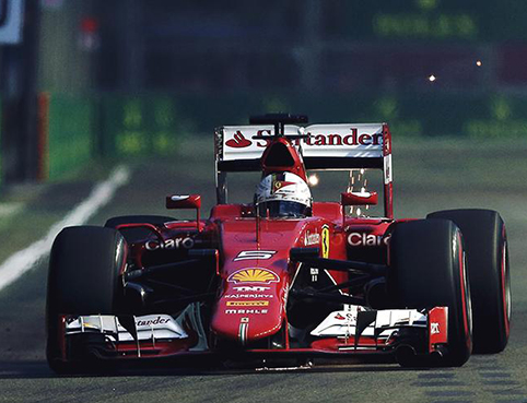 Ferrari Singapore GP 2015 race