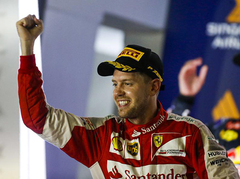 Vettel Singapore GP 2015