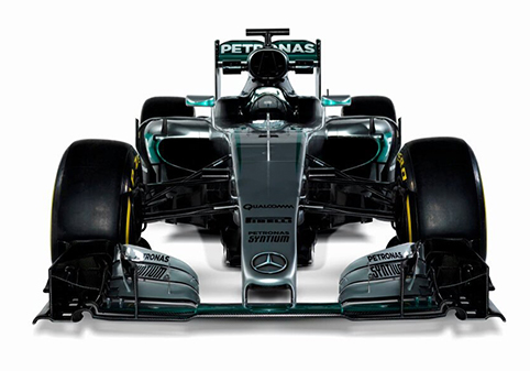 Mercedes F1 W07 front